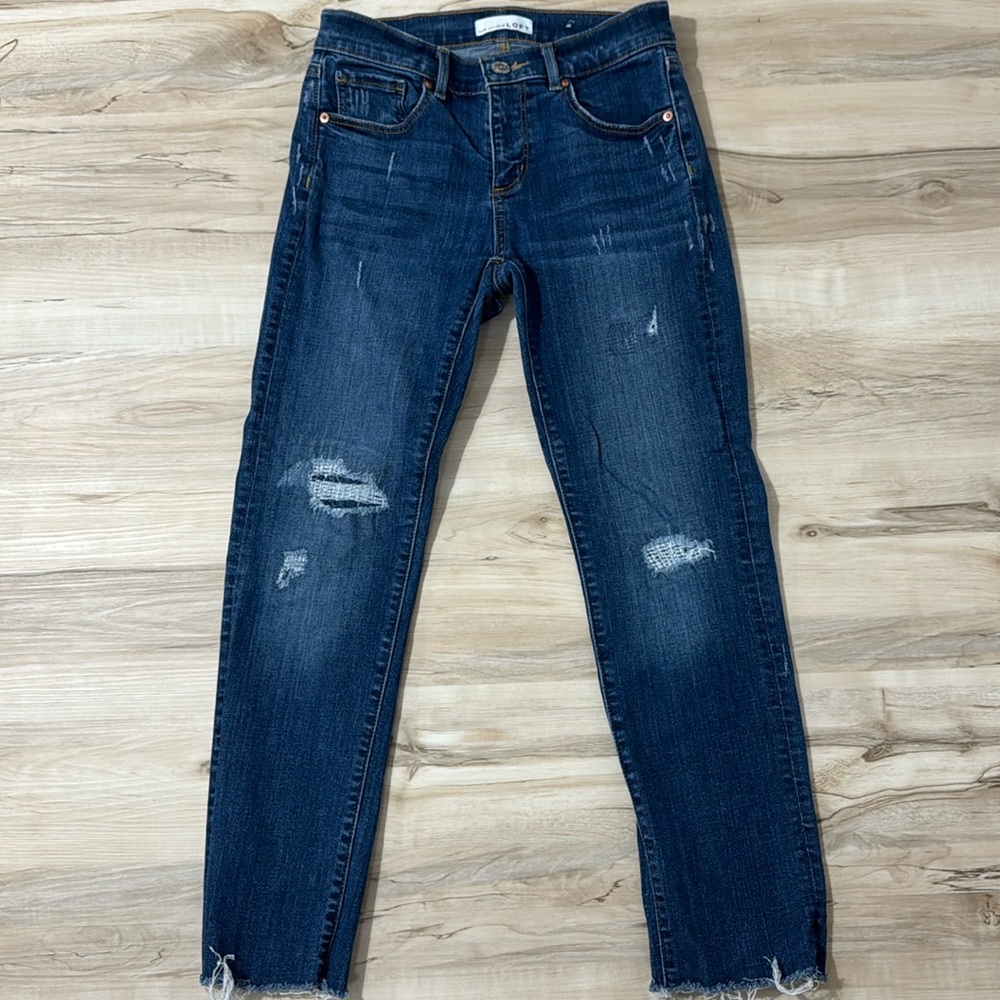 LOFT Modern Straight Jeans